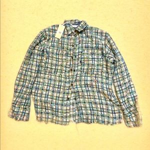 New Mnml Raw Edge Flannel